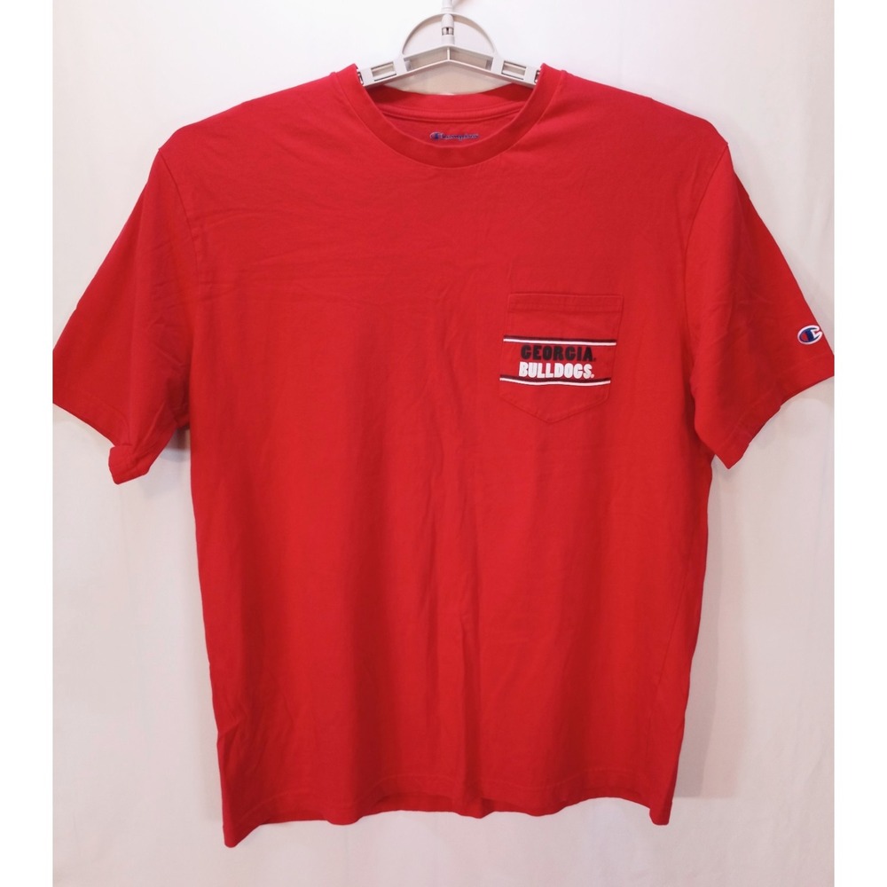 Champion UGA Georgia Bulldogs Men's T-Shirt, XL, Red, Dawgs